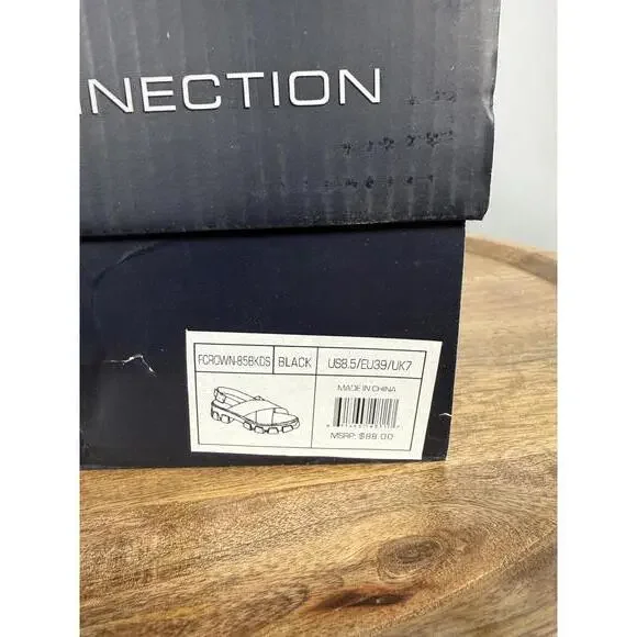 French Connection Black Chunky Platform Sandals Women’s US Size 8.5 NWB - Picture 5 of 12